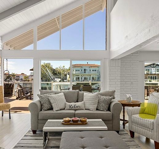 living room is open and inviting