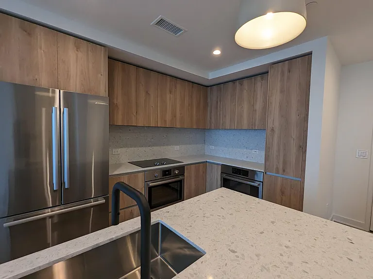 All stainless steel kitchen appliances