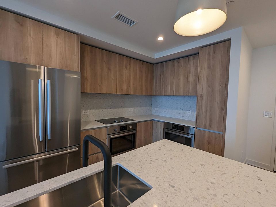 All stainless steel kitchen appliances