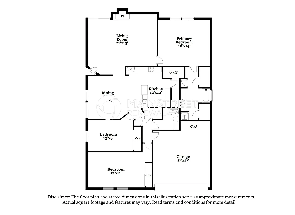Floor Plan - 8527 Serene Ridge Dr