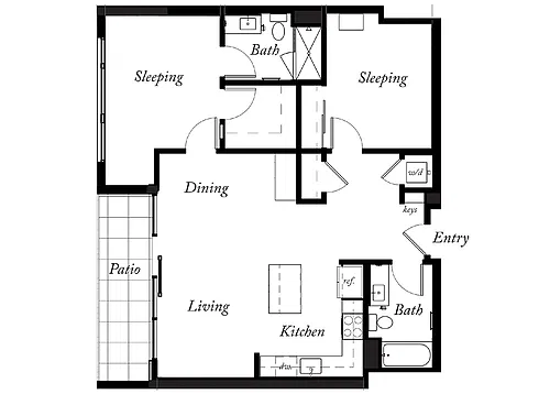 Floor plan B22