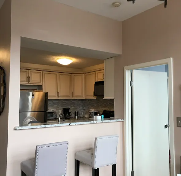 Open Living room- view from the living room
