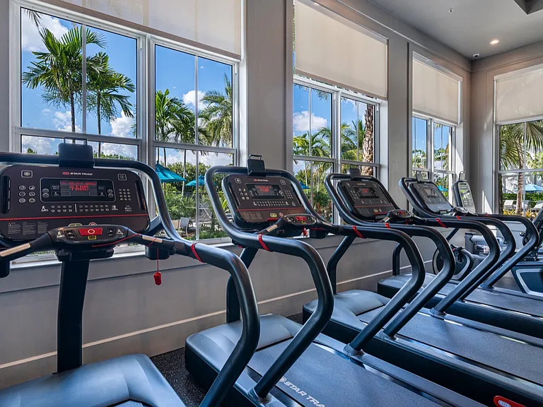 Enjoy your workout at the on-site fitness center