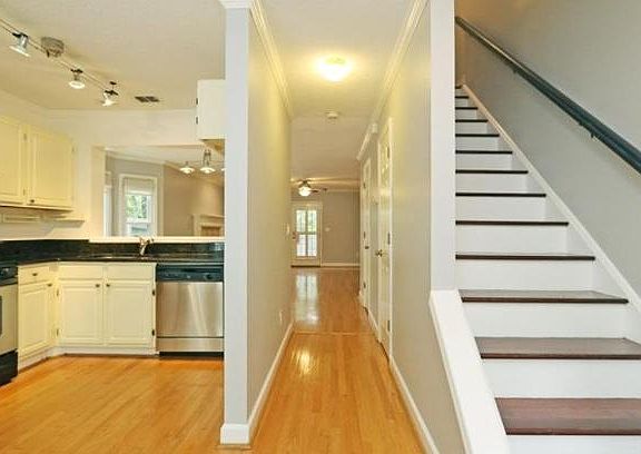 Entryway view BEFORE kitchen update.