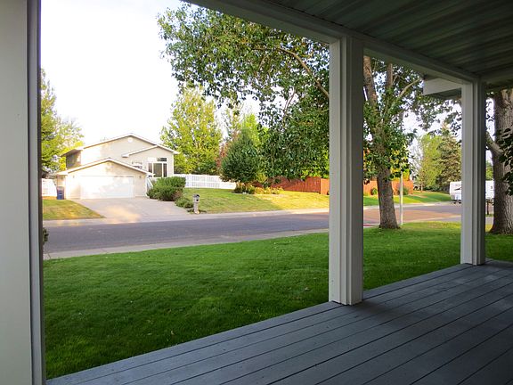 Looking out from front porch