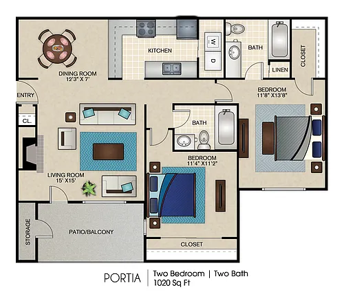 Floor plan Portia