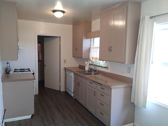 Kitchen with door open to Master Bath
