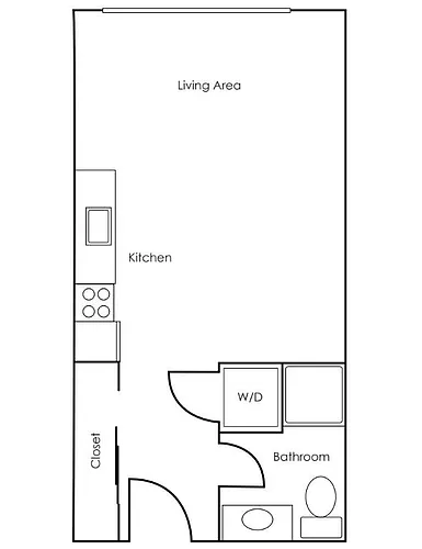 Floor plan Studio