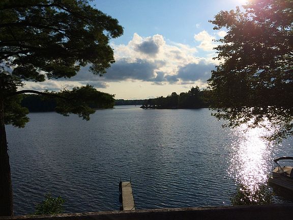 View of lake looking west.