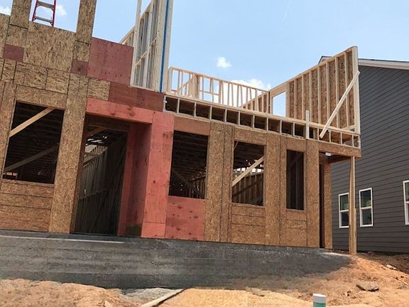 Front Elevation Construction Progress.