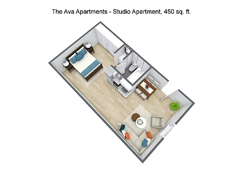 Floor plan Studio