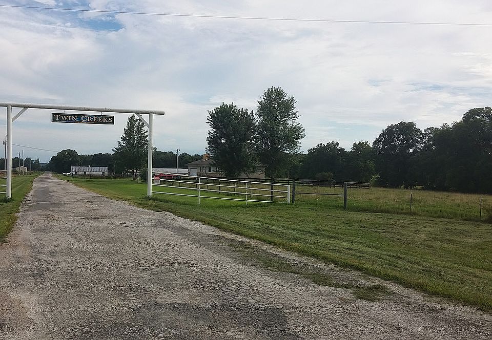 Private road entrance