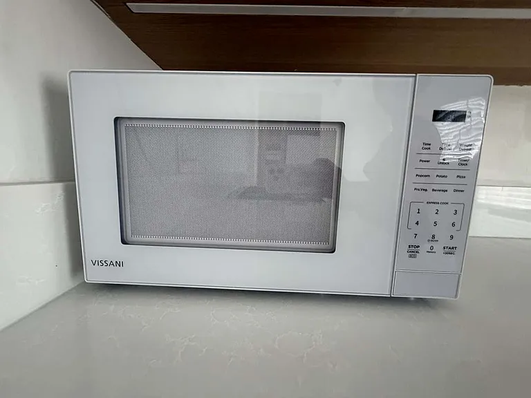 Unit includes a new microwave oven