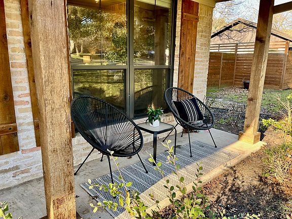 Front porch perfect for morning coffee