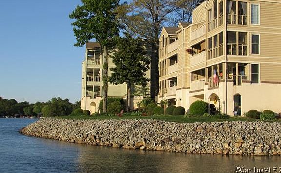 back of building from marina