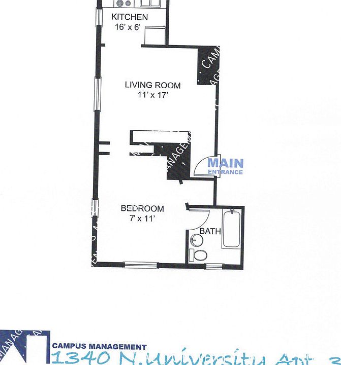 2nd image of 1340 N University Ct APT 3