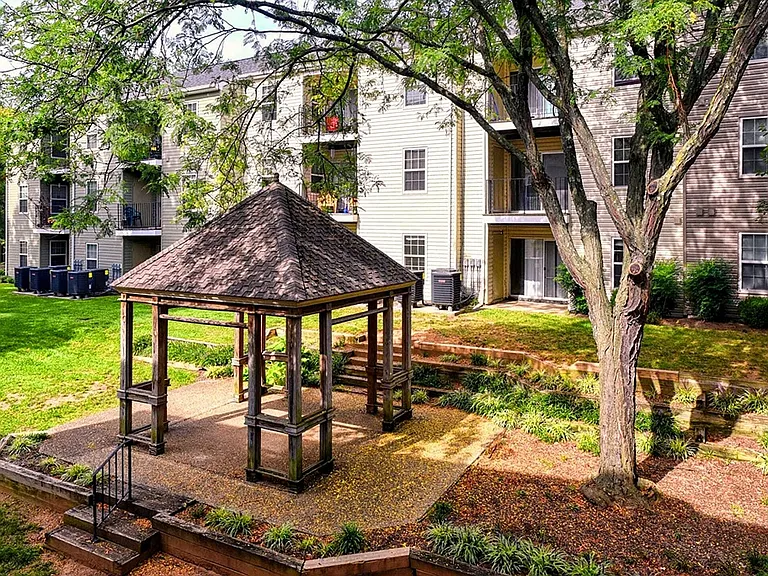 Courtyard and gazebo