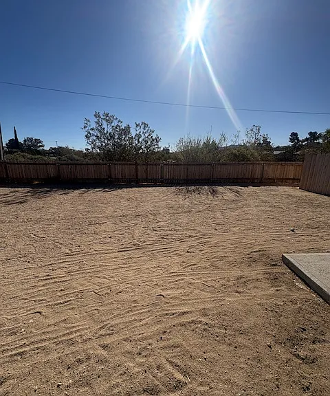 HUGE YARD!