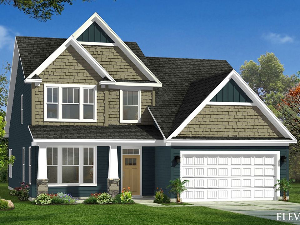 Rendering of elevation 5 of The Middleton Design by DRB Homes