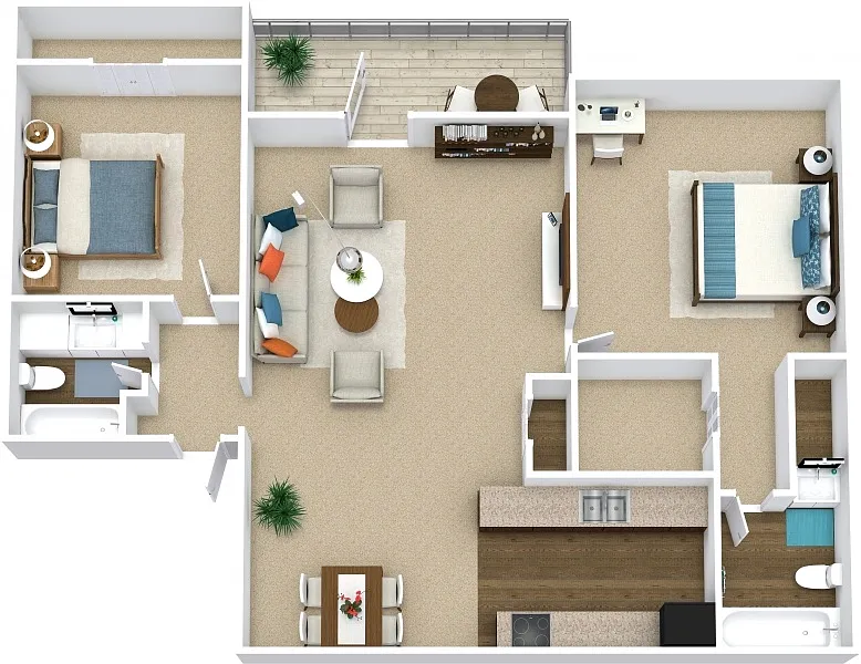 Floor plan B3