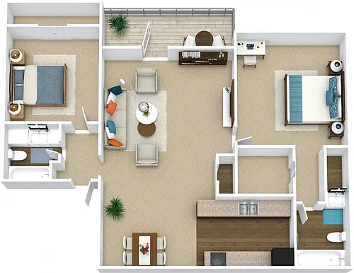 Floor plan B3