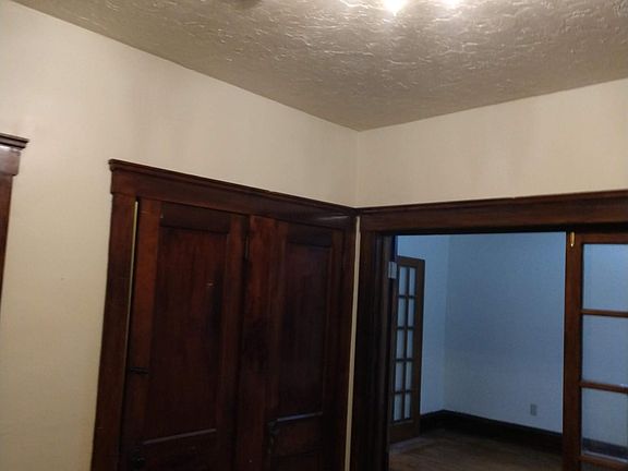 Front bedroom has two closets