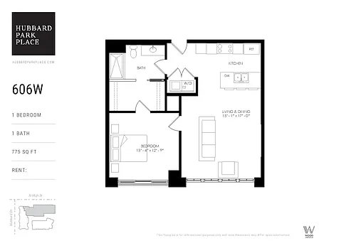 Floor plan 606W