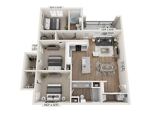 Floor plan C1