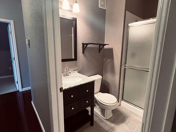 hallway bath with shower