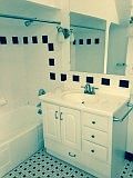 Updated spacious bathroom