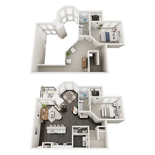 Floor plan Cattleman w/ Loft