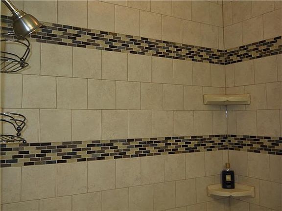 Custom tile in shower