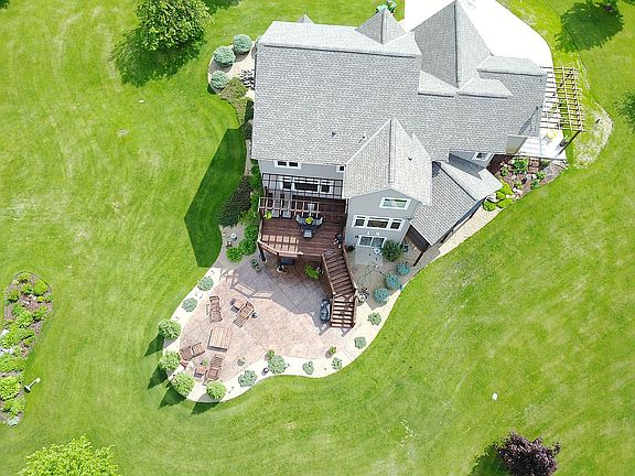 Drone Elevation Back Yard