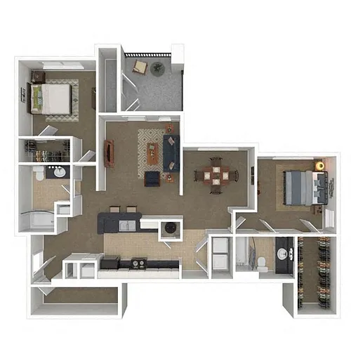 Floor plan B4 - RENOVATED