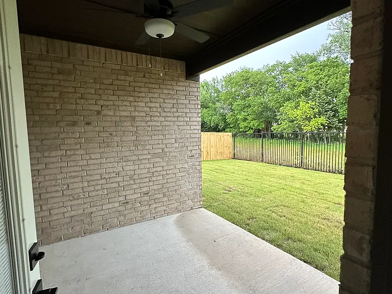 Covered patio