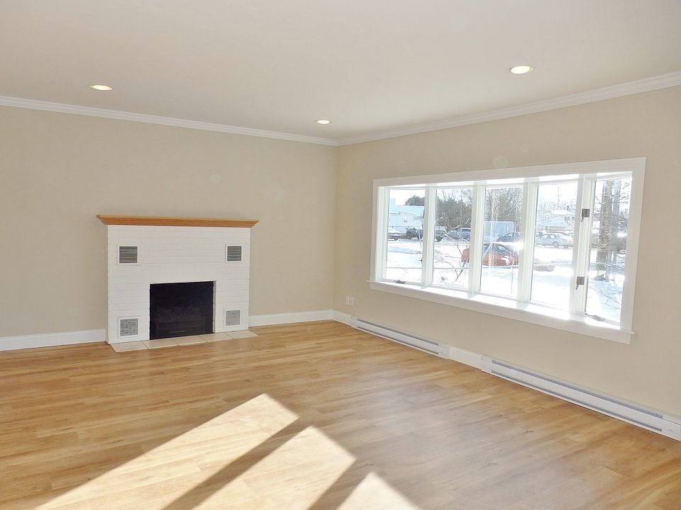 living room with electric fireplace