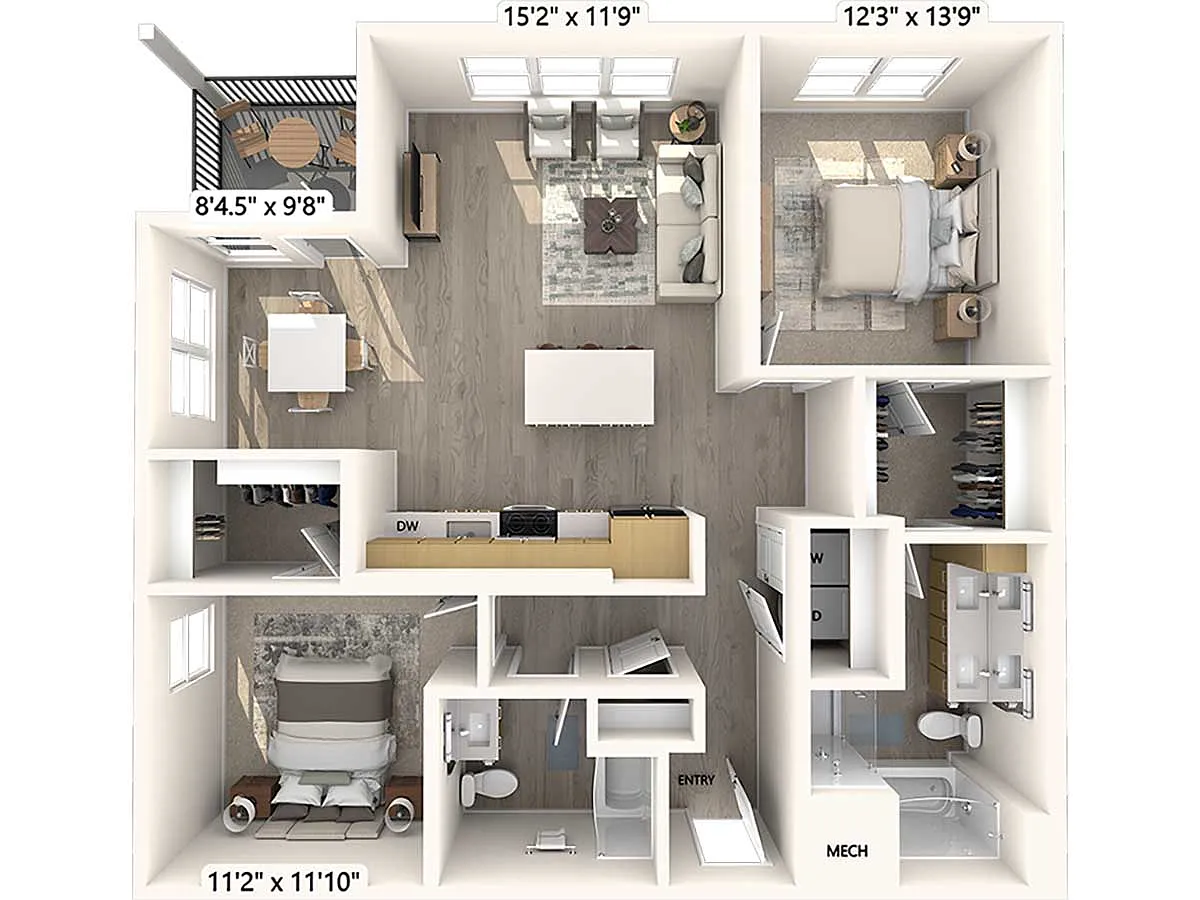 Floor plan B4