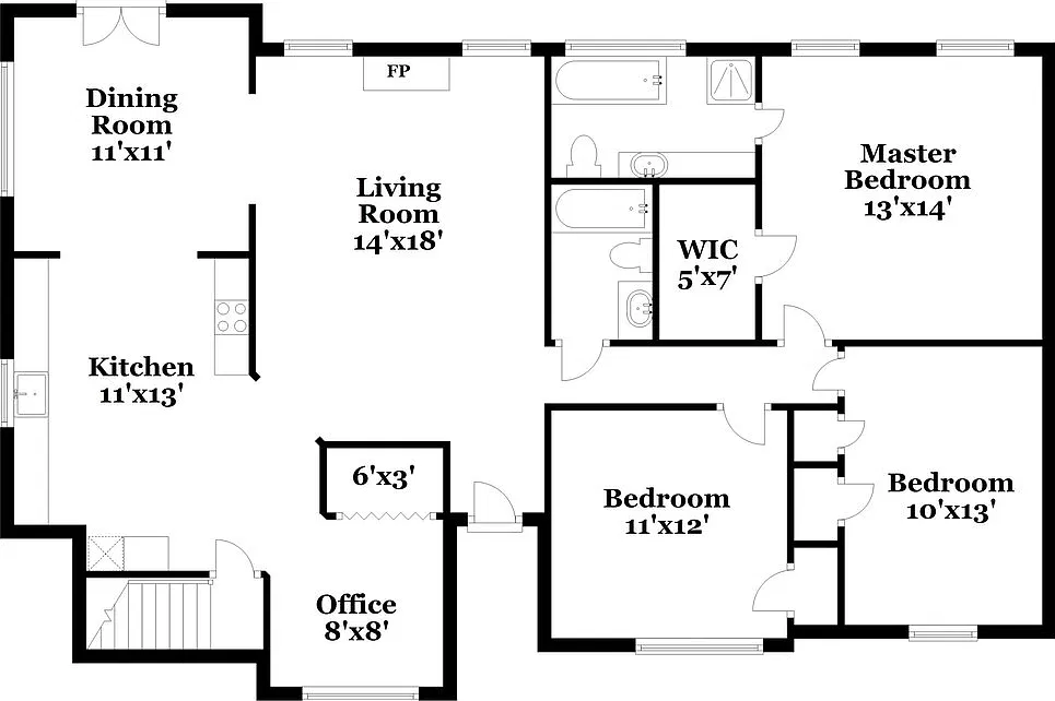 3 bed, 2.0 bath, 1482 sqft, $2,680 — Photo 2