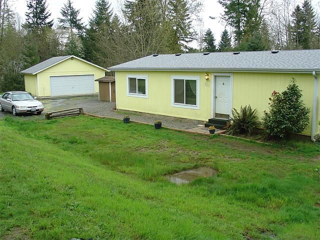Home and detached garage