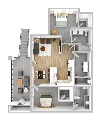 Floor plan B2
