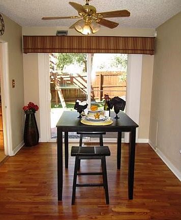Dining Room with walk-out sliding door to the backyard patio!
