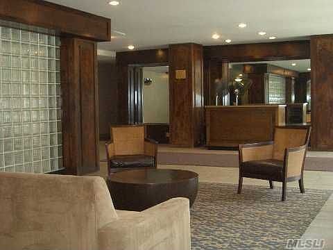 Lobby with doorman