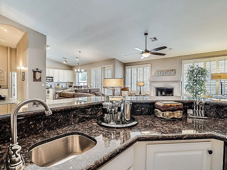 wet bar in Living Room