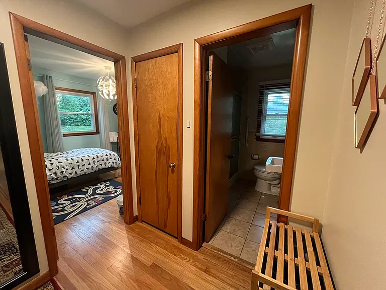 Bathroom and Linen Closet