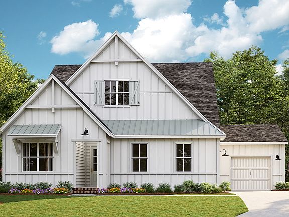 Covina H - Modern Farmhouse 3-Car Side Load Garage Note Renderings may show optional features