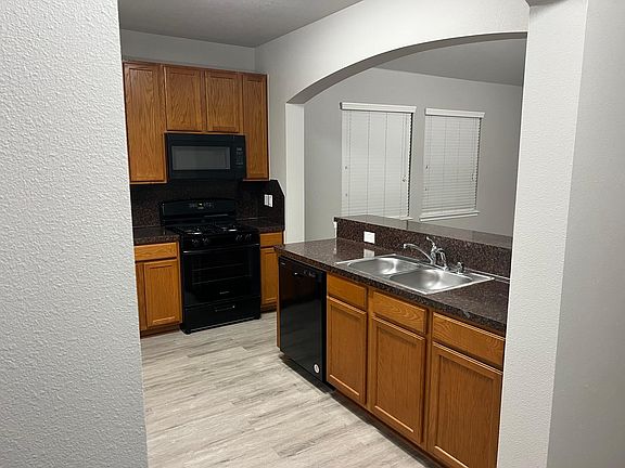 Looking into the kitchen from the main entrance