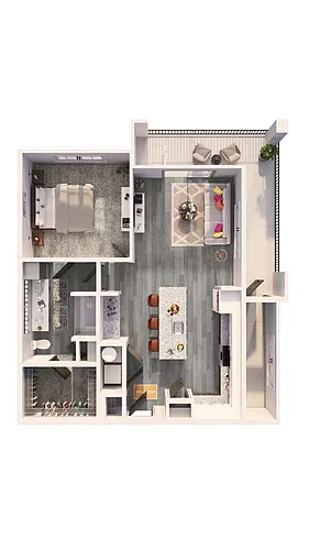 Floor plan The Agave - Apartment Home
