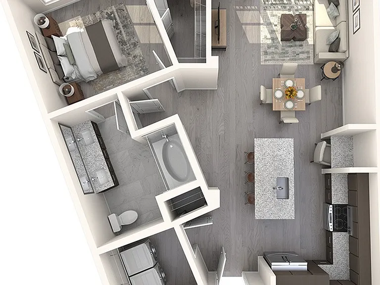 1 Bedroom 1 Bath 1 Bedroom 1 Bath