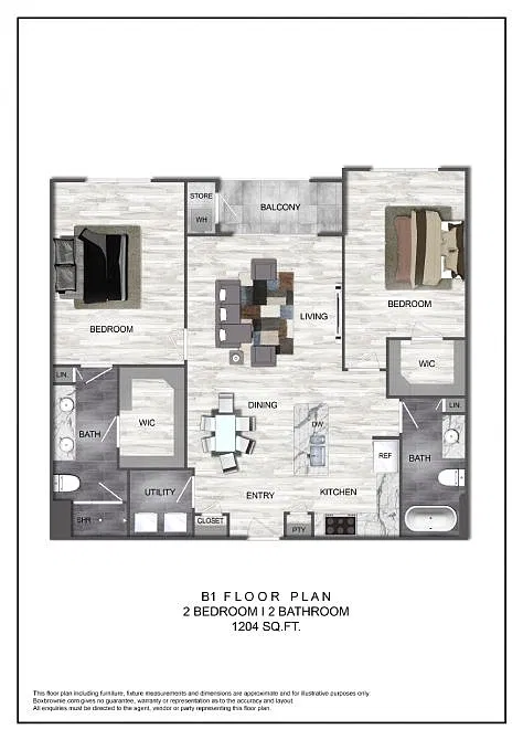 Floor plan B1