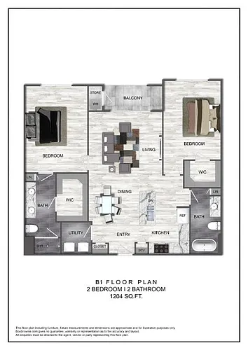 Floor plan B1